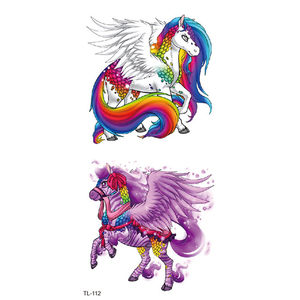 BXTAT TL109 TL114 Rose Dreamcatcher Phoenix Pegasus mariposa dragón León Pavo Real <span class=keywords><strong>zorro</strong></span> <span class=keywords><strong>tatuaje</strong></span> temporal pegatinas variantes <span class=keywords><strong>de</strong></span> papel - Product Image 4