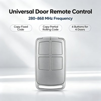 Nouvelle télécommande automatique en plastique moulé JH JH-TX591 433,92 MHz, code roulant, code fixe, 4 boutons, portée 30 m, pour ouvre-portail coulissant