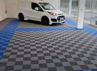 Carreaux de sol de garage Carreaux de sol en plastique imbriqués pour voiture Carreau de sol de garage à emboîtement