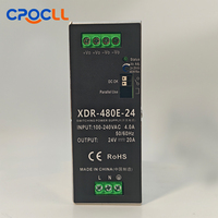 Alimentation à découpage sur rail XDR-75E-24 Crocll 75W 85-264VAC 24V/12/36/48V 6.3A Sortie -10-50°C CE/RoHS EDR/NDR