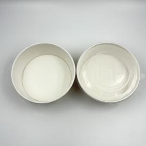 ชามกระดาษคราฟท์สีขาวแบบใช้ครั้งเดียวสำหรับใส่สลัด ข้าว อาหารกลางวัน เป็นมิตรกับสิ่งแวดล้อม พร้อมฝา PP - Product Image 4