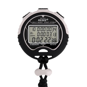 Cronómetro Resistente al Agua RS1010 con Pantalla de Tres Filas, Cronómetro RESEE, Podómetro Electrónico, Temporizador para Correr, Belleza y Natación - Product Image 3