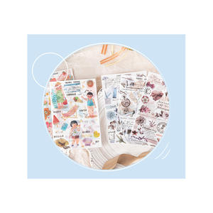 สติกเกอร์กระดาษติดรูปชีวิตสำหรับวันหยุดฤดูร้อน,แผ่น/แพ็ก Kawaii สติกเกอร์สมุดติดรูปไดอารี่สมุดสเก็ตบอร์ดปาร์ตี้ตกแต่ง - Product Image 4