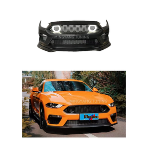 ชุดตัวถังรถยกของ Mach1Style แปลงกันชนหน้าพร้อมกระจังหน้า LED 2015-2017สำหรับ Ford <span class=keywords><strong>Mustang</strong></span> Bodykit - Product Image 1