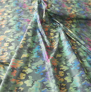 Ngụy trang in kỹ thuật số mô hình kẻ sọc ánh sáng bạc phản chiếu vải polyester bông Ripstop dệt may đồng phục Vải - Product Image 1