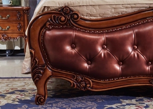 OE-FASHION de chambre à coucher de luxe en bois massif de style antique personnalisé-<span class=keywords><strong>Super</strong></span> <span class=keywords><strong>King</strong></span> <span class=keywords><strong>Size</strong></span> pour meubles de maisons de luxe - Product Image 6