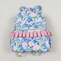 Sacs à dos scolaires en gros, sacs à dos imperméables pour enfants, sacs à dos mignons à imprimés volants pour filles, sacs à livres, vente directe d'usine