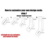Chaussettes personnalisées pour hommes, chaussettes à imprimé animal, chaussettes à coussinets personnalisées en couleur, chaussettes mi-hautes pour les quatre saisons