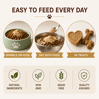 Complément alimentaire à base d'extrait de champignon pour animaux de compagnie |   Mélange de poudre de Reishi, Crinière de lion et Queue de dinde pour l'immunité et la santé des articulations des chiens et des chats