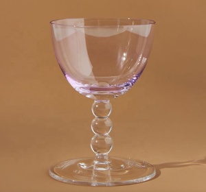 Llanta dorada, vaso de cristal <span class=keywords><strong>rosa</strong></span>, globo de vidrio - Product Image 3