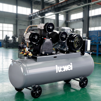 Compresseur d'air électrique OEM 1,5~7,5KW 10bar 270L à piston entraîné par courroie, compresseur d'air industriel monophasé