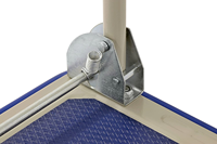 Chariot pliable, pour un rangement facile et chariot de plateforme avec roues pivotantes à 360 degrés
