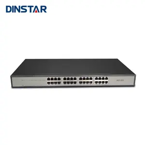 企業VLAN RJ11 RJ21 dinstar 32ポートfxs voipゲートウェイ