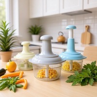 Pers-type PP PET materiaal groentesnijder voor kampeerpicknicks, geschikt voor kampvuurstoofschotels, sandwiches & trailmixen, duurzaam
