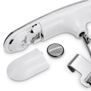 Balance de voyage numérique à batterie en acier inoxydable J&R Vacation Airplane Essentials, avec écran LCD rétroéclairé, 50 kg, pour valises et bagages - Product Image 3