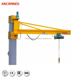 Grue à flèche rotative murale de 1 à 2 tonnes avec palan électrique - Product Image 2