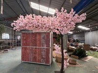 Bouquet de mariée Bagang, fleurs d'intérieur en fleurs de cerisier, décoration en saule, ficus banian, mariage, Noël, écologique