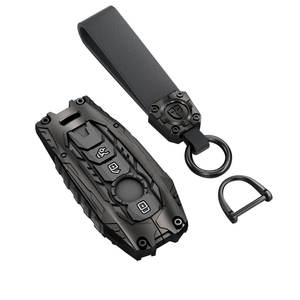 Étui de protection pour clé de voiture en silicone de style cyberpunk, coque en métal pour clé sans fil pour <span class=keywords><strong>Mercedes</strong></span> Benz CLA <span class=keywords><strong>CLE</strong></span> <span class=keywords><strong>Coupé</strong></span> AMG GT Classe S Maybach - Product Image 2