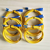 Kabel Serat Optik Single-Mode Simplex Jumper 2.0mm Oranye Konektor SC-LC dengan Jaket LSZH dan Material G652D