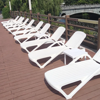 Chaise longue réglable en aluminium toutes saisons, chaise longue de jardin en plastique, chaise longue de plage, chaise longue de piscine, chaise longue de luxe pour l'extérieur