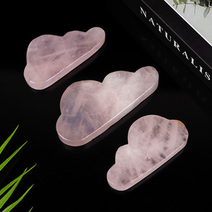 Cristal Natural de Cuarzo Rosa en Forma de Nube, Sistema Solar Colorido, Decoración Creativa para Escritorio, Mini Adorno DIY - Product Image 4