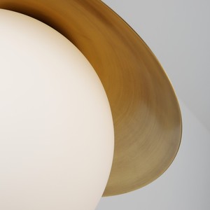 Plafonnier encastré en verre pour chambres, entrées et couloirs des bâtiments résidentiels, luminaire décoratif E14 - Product Image 3