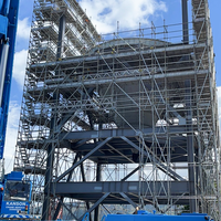Silo à cendres volantes pour centrale à béton avec système de contrôle de la poussière pour stockage industriel