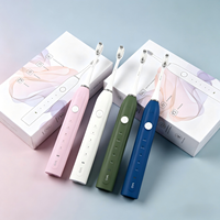 Produits les plus vendus Brosse à dents électrique intelligente de luxe à poils doux écologiques portables Kit de brosse à dents électrique avec logo personnalisé