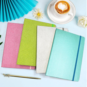 Wholesale 4 Piece A5 160 Page 80Sheet Deluxe Glitter Cover Shiny <strong>Notebook</strong> Children's Gift <strong>Campus</strong> <strong>Notebook</strong> - Product Image 4