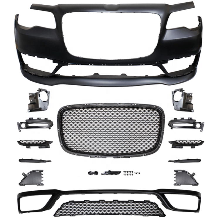 Parachoques del coche de parachoques delantero Kit de cuerpo para Chrysler 300S 2015-2022