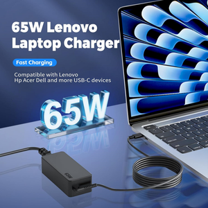 Nouveau <span class=keywords><strong>chargeur</strong></span> USB-C 65W pour ordinateur portable <span class=keywords><strong>Lenovo</strong></span> Thinkpad <span class=keywords><strong>T470</strong></span> T470S T460 E531 E570 E560 L470 L460 L440 Yoga, adaptateur secteur - Product Image 3