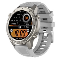 Montre connectée DM56 2025 pour hommes, écran AMOLED 1,43 pouces, étanche 5 ATM, boussole extérieure, GPS, altimètre, sport, Reloj Smartwatch
