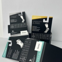 Étiquettes de suspension en carton écologique de qualité supérieure, personnalisées par l'usine, pour chaussettes, étiquettes de tête de chaussette, emballages