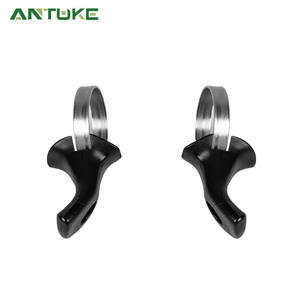 Manillares Antuke para bicicleta de carretera, 25,4 mm, color negro, agarre cómodo para bicicletas de carretera - Product Image 1