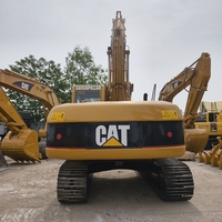 Excavatrice sur chenilles CAT 320CL d'occasion avec composants hydrauliques d'origine et fonctionnement de la flèche stable pour les travaux de terrassement de grande envergure