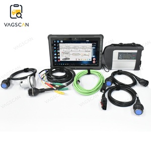 Getac Tablet+for MB Star C4 C5 with Car Truck Auto Diagnostic Tool Mb Star SD Compact C4 <b>Obd2</b> Multiplexer F110 Tablet - Product Image 6