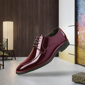 Zapatos de vestir formales de cuero PU con punta para hombre, versátiles, casuales, para boda, con aumento de altura, envío directo, novedad de primavera - Product Image 3