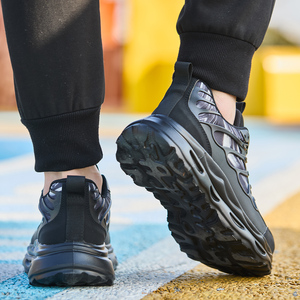 Chaussures de sécurité OEM en gros transfrontalier, confortables, respirantes en maille, résistantes à l'usure, avec embout en acier anti-écrasement, pour toutes les saisons - Product Image 4