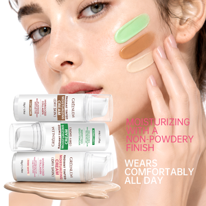 Crème hydratante teintée éclatante, crème BB correctrice de couleur, fond de teint au collagène hydrolysé, base de maquillage pour peaux sèches - Product Image 1