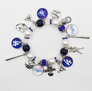 Miumiu bijoux nouvelle arrivée sport étirement bracelet à breloques football basket-ball <span class=keywords><strong>rugby</strong></span> bracelet unisexe sport équipe NFL bracelet - Product Image 5