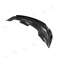 Aile arrière de style GT500 en fibre de carbone pour Ford Mustang 2015-2021 Becquet de coffre arrière Aile de spoiler Accessoires de voiture