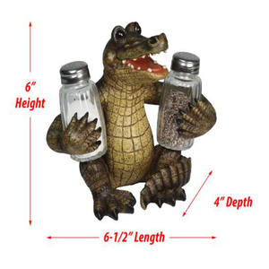 Salière et poivrière d'<span class=keywords><strong>alligator</strong></span> d'usine OEM - Product Image 2
