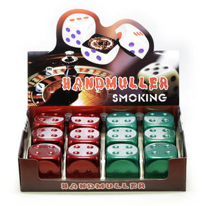 צורה קוביה מטחנות עשן טבק גלאי עשן טבק גריסה - Product Image 1