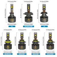 Nouvelles ampoules de phares LED Y320 12V 320W 6000K H4 Canbus IP68 étanches, compatibilité universelle