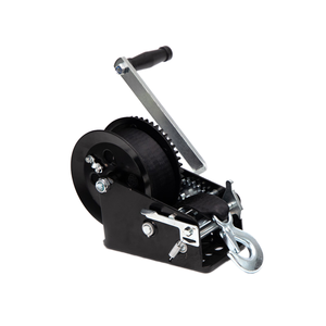 วินซ์มือหมุนขนาดเล็กคุณภาพสูง ZEHUA 24V แบบพกพา 800LBS อัตราทดเกียร์ 3.2:1 ยกได้ 10 เมตร กำลังไฟ 710W สำหรับเรือขนาดเล็ก รถยนต์ โครงเหล็กสีดำ - Product Image 1