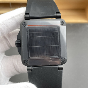 Reloj de Hombre con Esfera Cuadrada, Correa de Goma y Movimiento Mecánico de Lujo Superluminoso - Product Image 3