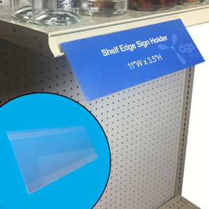 Shelf Talker Sign Holder Price Tag Holder Data <b>Strip</b> for Supermarket Shelves - Product Image 6