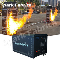ROTATE FLAMER SF-360 320w 10 mètres Machine à Flamme Tournante pour Scène Extérieure Dj Cirque Concert Événements
