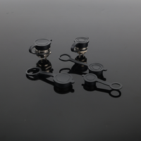 Capuchon étanche pour connecteur de charge mâle à 3 broches GX16/20 pour montage sur panneau, avec capuchon anti-poussière intégré 12MM