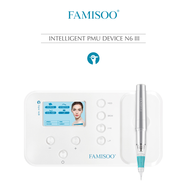 FAMISOO N6III Microblading Pmuディジタル マシンの眉毛のための永久的な構造機械